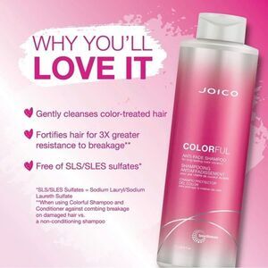 JOICO Colorful Anti-Fade Shampoo | Preserve Hair Color | For Color-Treated Hair